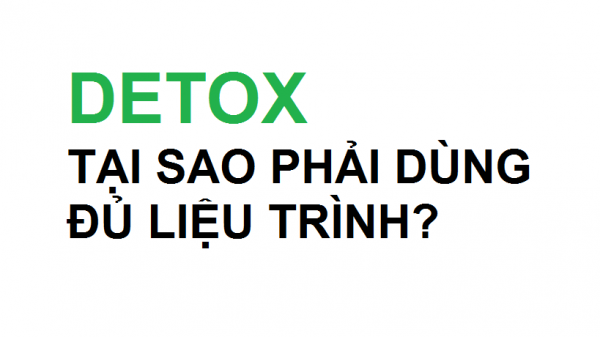 Detox theo liệu trình